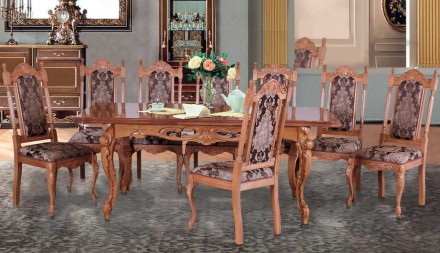 Предлагаем шикарный столовый гарнитур Барокко для гостиной и столовой комнат.

. . фото 3