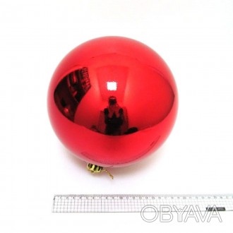  Товар на сайті >>>Ялинкова куля "Big red" 20см Складська поставка 1-7 робочих д. . фото 1