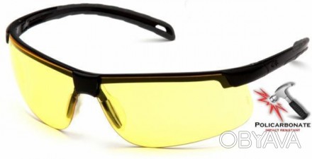 Защитные очки Ever-Lite от Pyramex (США) цвет линз желтый; материал линз поликар. . фото 1