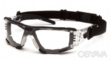 Защитные очки FYXATE от Pyramex (США) цвет линз прозрачный; материал линз полика. . фото 1