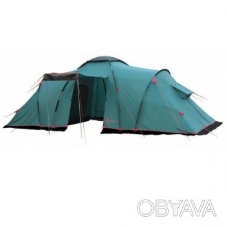  
Двухкомнатная палатка Brest 4 (V2)
рассчитанана на комфортное размещение 4 чел. . фото 1