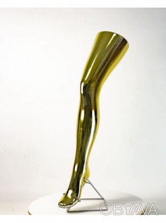 Манекен нога женская объемная колготочная металлизированная.
Изготовлен из полиэ. . фото 1