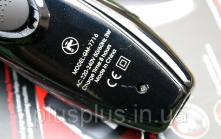  
Аккумуляторная бритва Gemei 7716 обеспечит гладкое бритьё и позволит сделать э. . фото 3