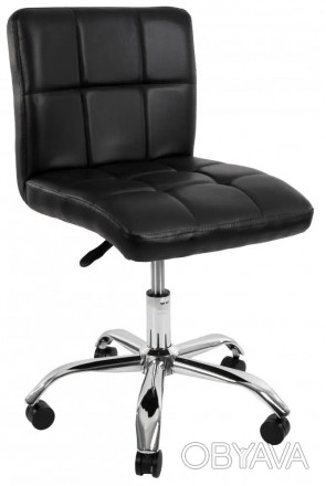 Барный стул со спинкой на колесах Bonro B-532. Цвет черный.
Барный стул со спинк. . фото 1