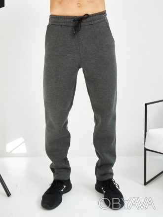 Теплые мужские спортивные штаны выполнены из трикотажа трехнить, высокого качест. . фото 1