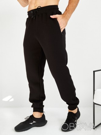 Теплые мужские спортивные штаны выполнены из трикотажа трехнить, высокого качест. . фото 1