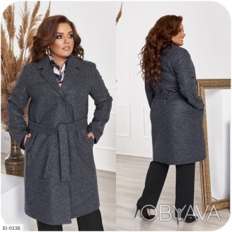 Женское Пальто кашемировое батал Классическое
Код 015068
Размер: 48-50, 52-54, 5. . фото 1