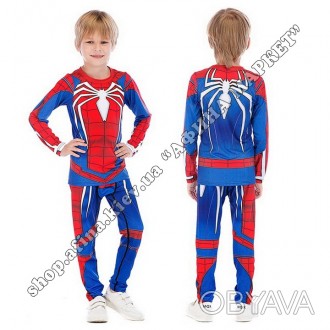 Купить Rashguard + леггинсы для детей. Рашгард с длинным рукавом Spiderman Cody . . фото 1