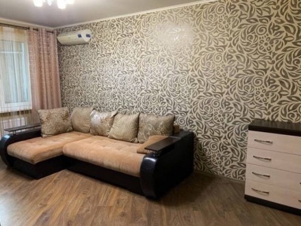Сдам 1-комнатную в новом доме на посёлке Котовского. Теплая квартира с современн. Суворовский. фото 5