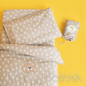 Постельное белье в кроватку Корона
Постельное белье из хлопковой турецкой ткани.. . фото 1