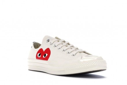Converse Chuck Taylor All-Star 70s Ox Comme des Garcons PLAY White
 
Converse Al. . фото 2