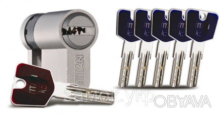Titan K55 ключ/половинка 
 
TITAN K55 – полный аналог цилиндра К5, отличием К55 . . фото 1