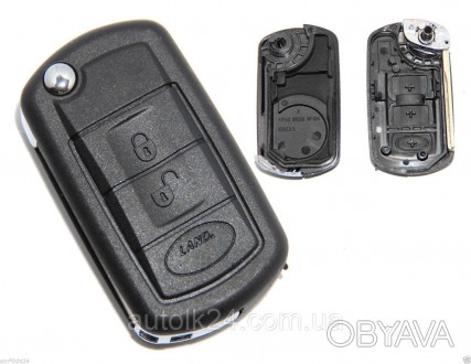 Корпус выкидного ключа Land Rover 2 кнопки лезо HU101
Этот ключ подходит для мод. . фото 1