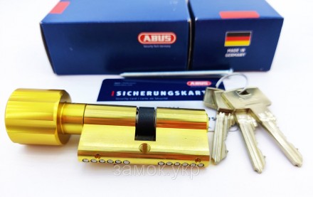 Цилиндр для замка Abus S60P ключ/тумблер золото 
 
ABUS S60P – это высокоточный . . фото 4
