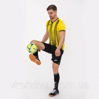 РАЗМЕРЫ В НАЛИЧИИ: [ L | XL | M ] Футболка Joma TIGER II 101464.901 желто-черная. . фото 5