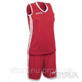 РАЗМЕРЫ В НАЛИЧИИ: [ L | 2XL | XL ] Баскетбольная форма женская Joma PIVOT красн. . фото 1