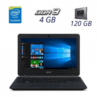 Ноутбук Acer Travelmate B117 / 11.6" (1366x768) TN LED / Intel Celeron N3160 (4 . Львів. фото 1 Ноутбук Acer Travelmate B117 / 11.6" (1366x768) TN LED / Intel Celeron N3160 (4 . Львів. фото 1
