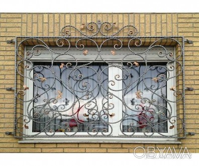 Кованые решетки на окна – оптимальный выход 
Самый надежный способ застраховатьс. . фото 1