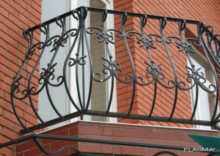 Решетки на балкон и лоджию: кованые, металлические. Кованные решетки. Изделия из. . фото 4