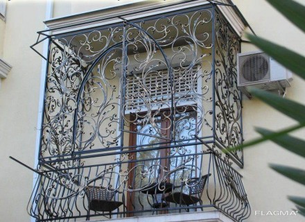 Решетки на балкон и лоджию: кованые, металлические. Кованные решетки. Изделия из. . фото 2