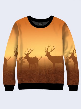 Классный свитшот Deers in field с ярким 3D-рисунком.
	Материал:
	- Двухслойный т. . фото 2