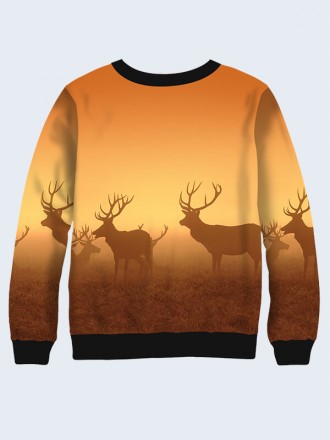 Классный свитшот Deers in field с ярким 3D-рисунком.
	Материал:
	- Двухслойный т. . фото 3
