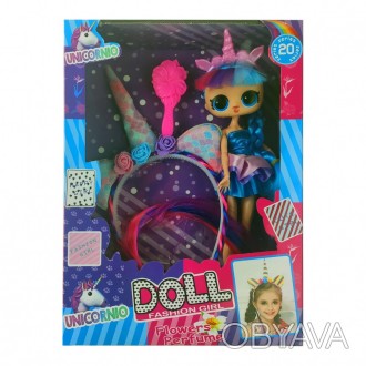 Ігровий набір LOL. Красива лялька на шарнірах, з волоссям і яскравими аксесуарам. . фото 1