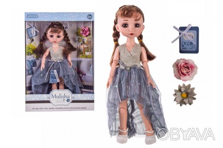 
Лялька "Emily" QJ108B з аксесуарами (р-р іграшки – 29 см), в коробці 24*8*34 см. . фото 1