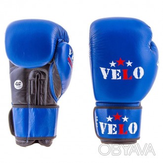 Боксерские печатки Velo AIBA изготовлены из натурального материала - кожи. Они д. . фото 1