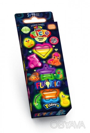 Креативное творчество Тесто для лепки FLUORIC коробка 7 цветов укр (30)
«BUBBLE . . фото 1