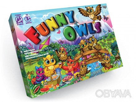 Настольная развлекательная игра Funny Owls (20). . фото 1