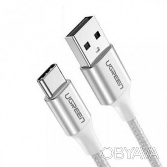 Кабель Ugreen US287 USB - Type-C Cable 2м белый
	Отличное качество изготовления
. . фото 1