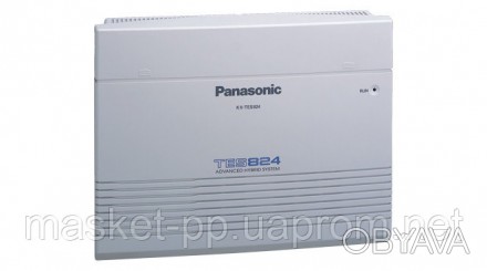 АТС Panasonic KX-TES824UA (Аналоговая, гибридная)
Аналоговая гибридная АТС 3 вне. . фото 1
