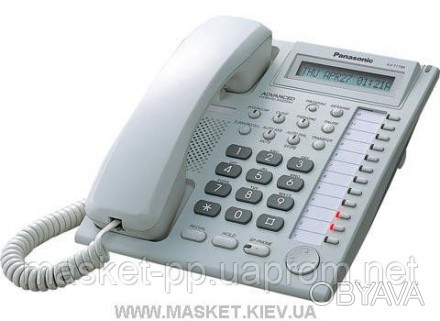 Системный телефон Panasonic KX-T7730
Аналоговый системный телефон (4-проводный)
. . фото 1