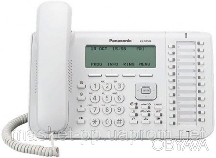 Проводной IP-телефон Panasonic KX-NT546RU White для АТС Panasonic KX-TDE/NCP/NS
. . фото 1