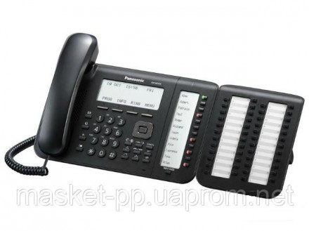 Проводной IP-телефон Panasonic KX-NT546RU-B Black для АТС Panasonic KX-TDE/NCP/N. . фото 4