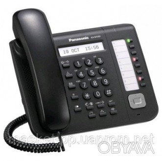 Проводной IP-телефон Panasonic KX-NT551RU-B Black для АТС Panasonic KX-TDE/NCP/N. . фото 1