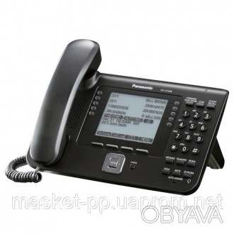 Проводной IP-телефон Panasonic KX-NT560RU-B Black для АТС Panasonic KX-TDE/NCP/N. . фото 1