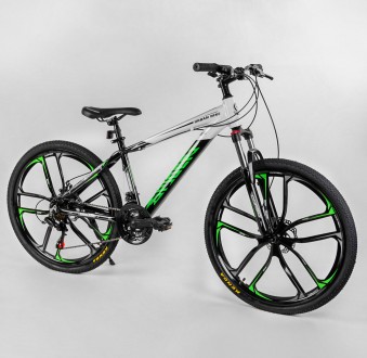 
 
Велосипед спортивный CORSO «Spider» 26 дюймов, рама алюминий 15",. . фото 3