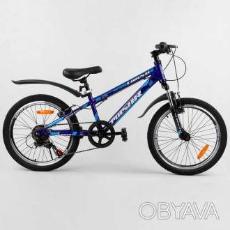 
 
Велосипед спортивный CORSO «Pulsar» 20 дюймов, рама металл 11",
 . . фото 1