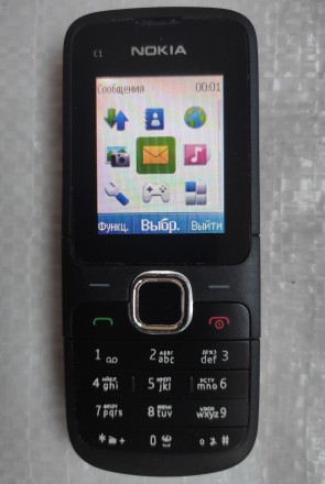 Nokia C1-01 (смотрите фото, они являются частью описания) б/ушный кнопочный теле. . фото 10