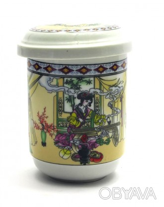 Чашка чайная заварочная с ситом Гейши
Материал керамика, объем 230 мл
Упаковка к. . фото 1