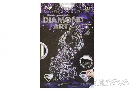 Набір Алмазна картина Diamond Art 07 Павлін Danko Toys DAR-01-07
 
Кожен встанов. . фото 1