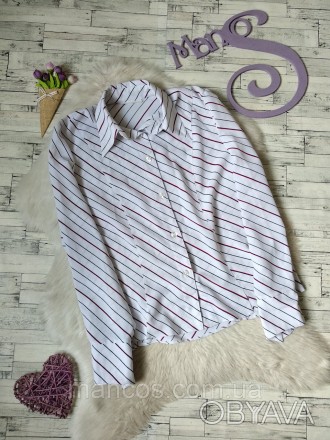 Рубашка женская в полоску по диагонали
в идеальном состоянии
Размер 50 (XL)
Заме. . фото 1