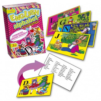 Развивающие карточки Мастер ENGLISH ALPHABET в картинках MKA0001. Киев. фото 1 Развивающие карточки Мастер ENGLISH ALPHABET в картинках MKA0001. Киев. фото 1