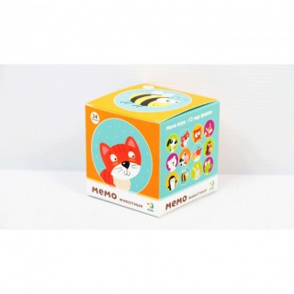 Настольная игра DoDo Мемо "Животные" 300145. Киев. фото 1 Настольная игра DoDo Мемо "Животные" 300145. Киев. фото 1