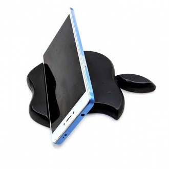 Подставка для телефона черная Яблоко. Сумы. фото 1