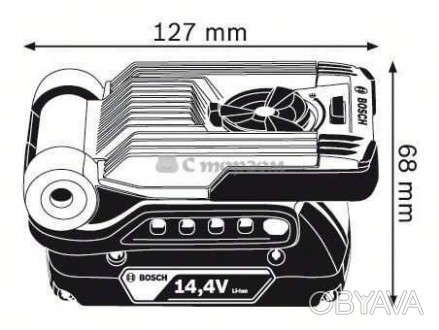 Фонарь Bosch GLI VariLed (0601443400) (без аккумулятора и ЗУ)Бренд - Bosch.Тип л. . фото 1