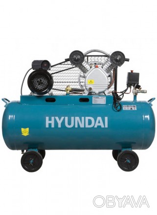 Продуктивний повітряний компресор HYUNDAI HYC 30100V з двопоршневою головкою роз. . фото 1