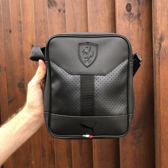 Мужская черная барсетка PUMA, городская сумка через плечо пума феррари. Маріуполь. фото 1 Мужская черная барсетка PUMA, городская сумка через плечо пума феррари. Маріуполь. фото 1